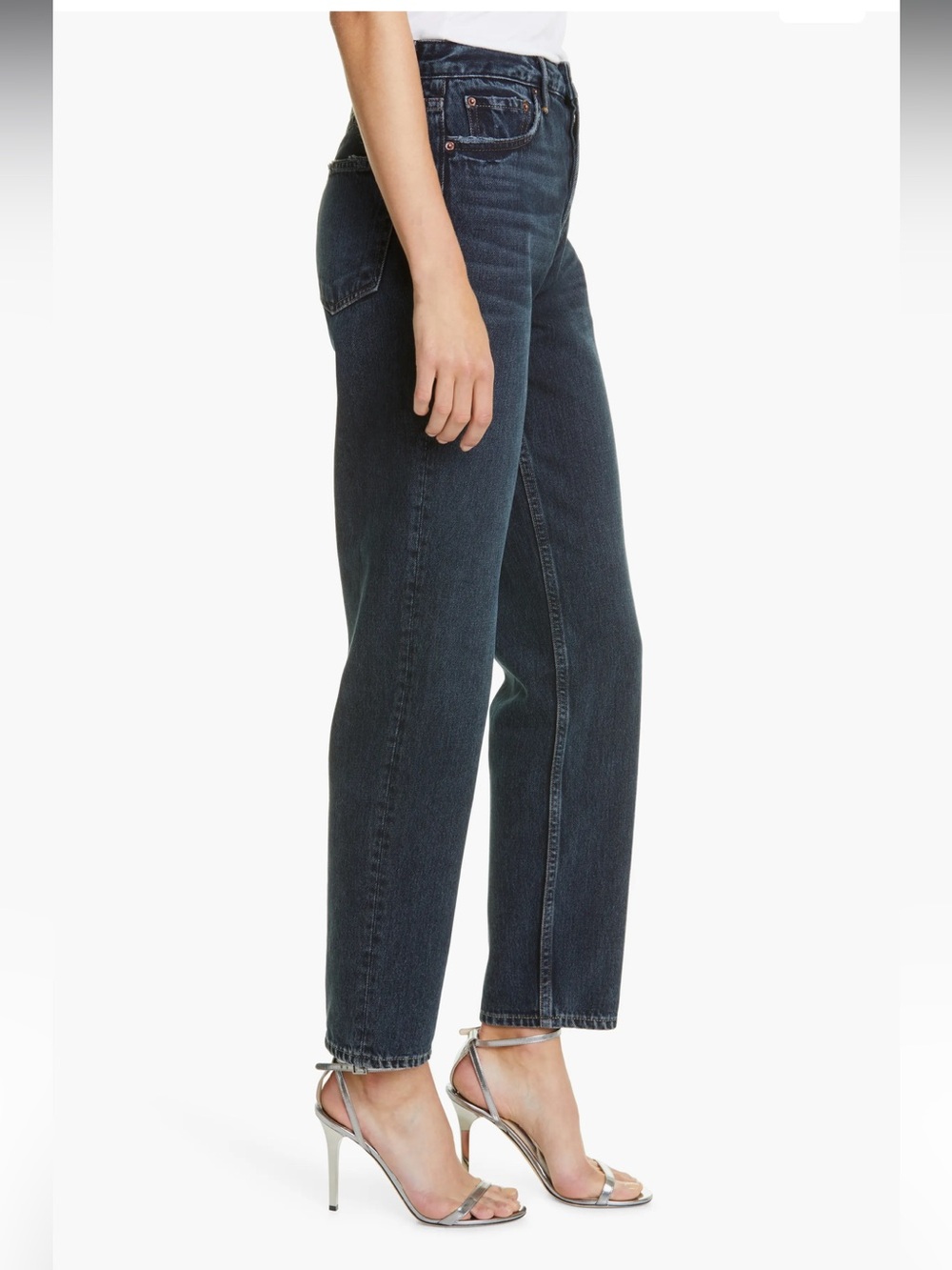 GRLFRND Devon High Rise Boyfriend Jeans Into The Abyss 28 - Picture 3 of 15